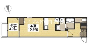 門田屋敷駅 徒歩11分 1階の物件間取画像